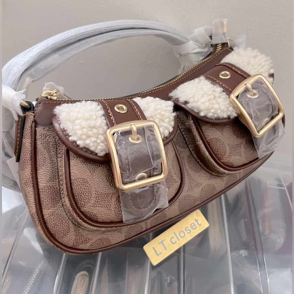🛍️🔥 New Coach Ashton Bag In Signature Canvas CY658 - Picture 6 of 10